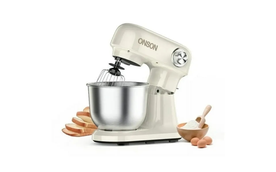 Onson Stand Mixer 5 Qt Electric Mixer 350w Copper Motor 12 Speed Mixer With Stainless Steel Bowl Dough Hook Whisk Beater