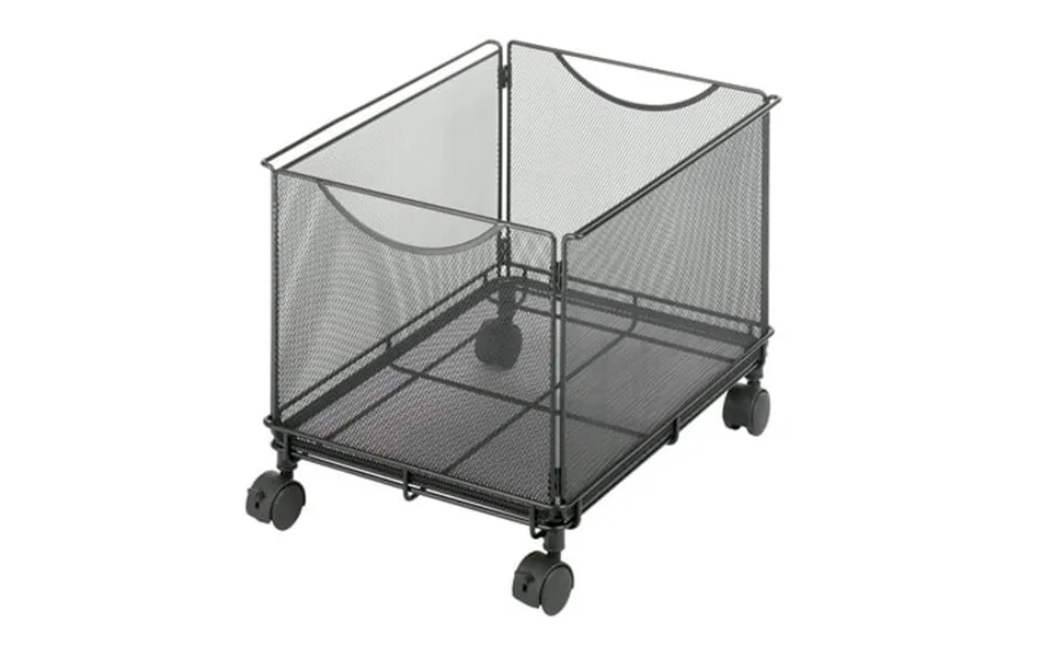 Onyx Mesh Rolling File Cube Black