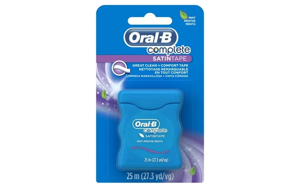 Oral-b Complete Satintape Dental Floss Mint 25 M