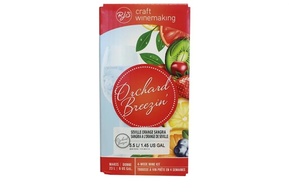 Orchard Breezin Seville Orange Sangria Wine Kit