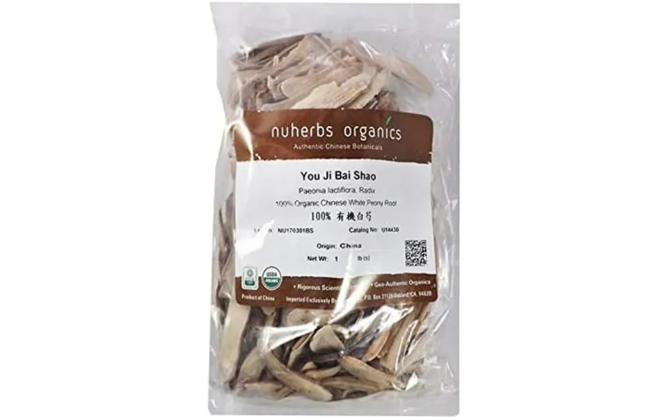 Organic Chinese White Peony Root - You Ji Bai Shao