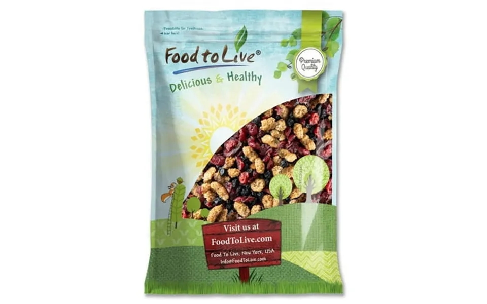 Organic Delicious Berries Mix 8 Pounds Non-gmo Kosher Raw Vegan By Food To Live