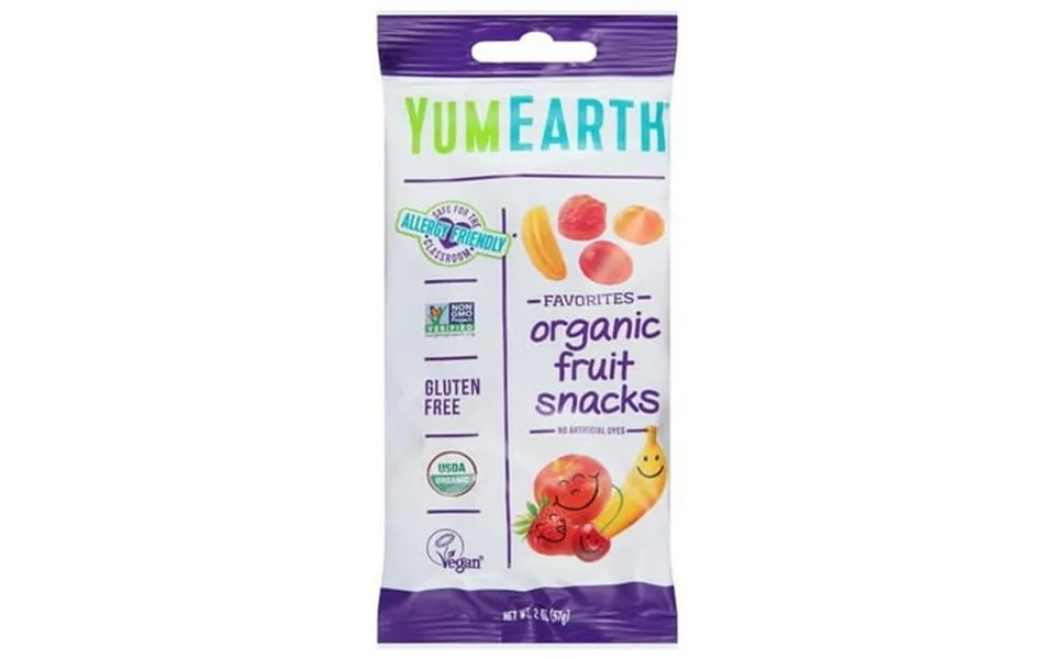 Organic Fruit Snacks Assorted Flavors 0.15 Pound