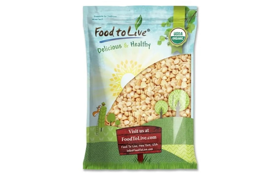 Organic Macadamia Nut Halves And Pieces 12 Pounds Non-gmo Kosher Raw By Food To Live