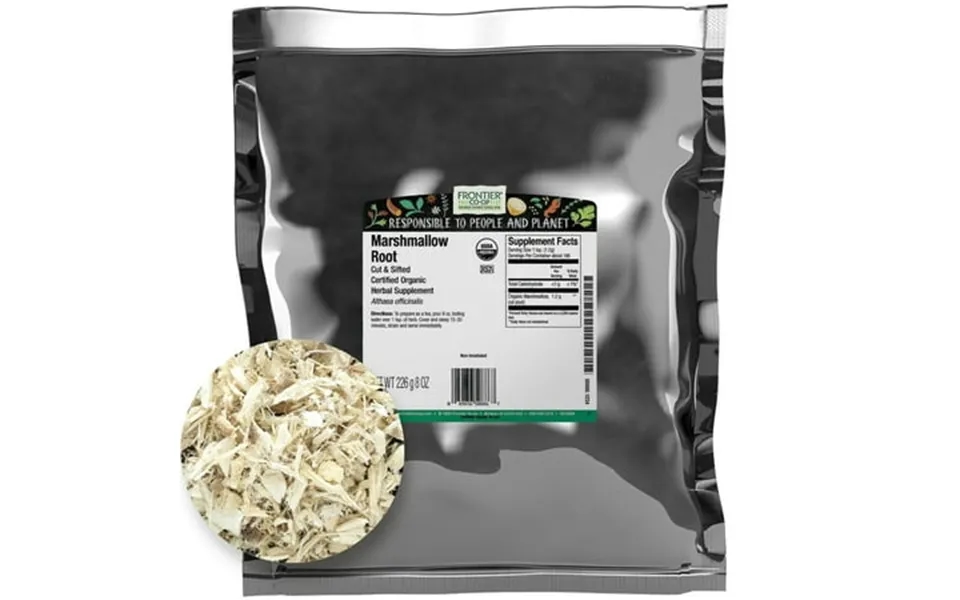 Organic Marshmallow Root Herb Cut And Sifted 3lb Bulk Bag - Perfect For Marshmallow Root Tea Powder Capsules And More