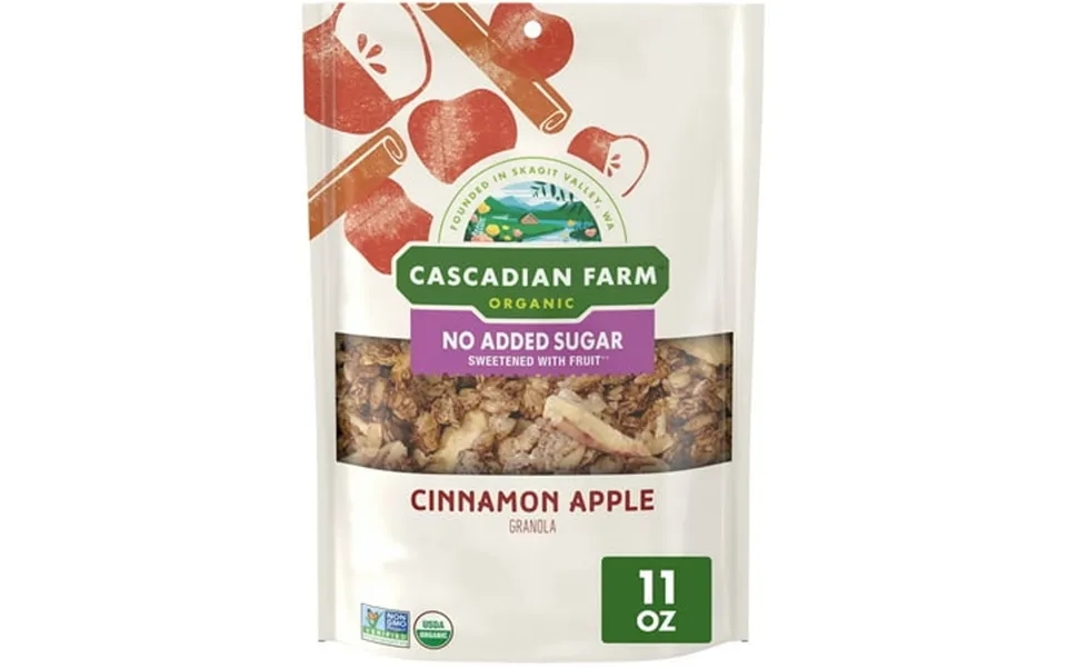 Organic No Added Sugar Cinnamon Apple Granola Pack Of 18