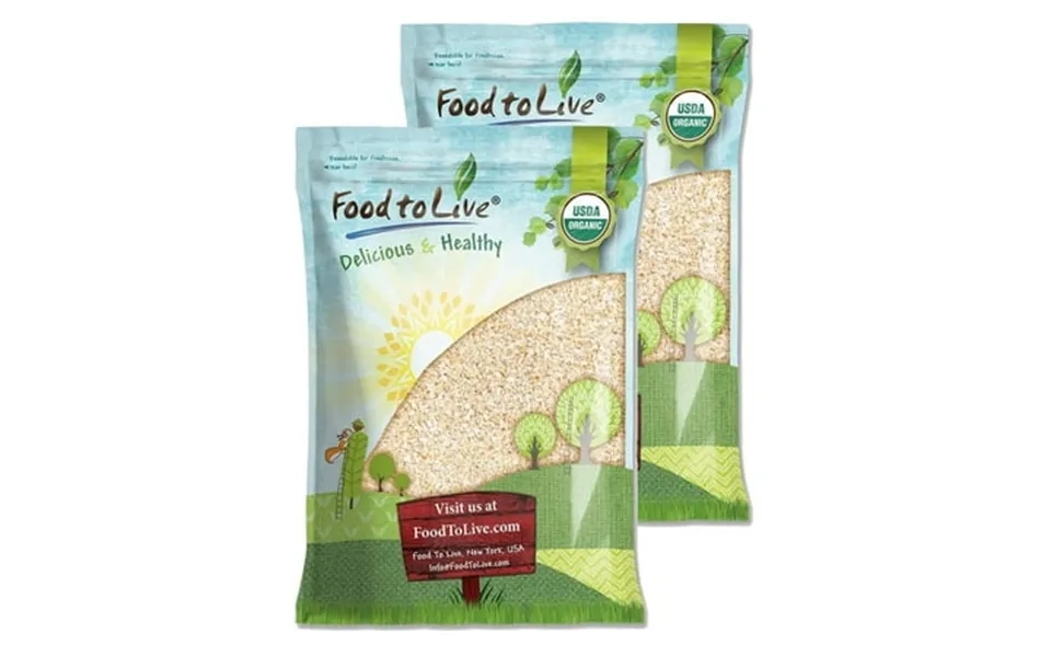 Organic Oat Bran 16 Pounds Non-gmo Kosher Raw Vegan Bulk By Food To Live