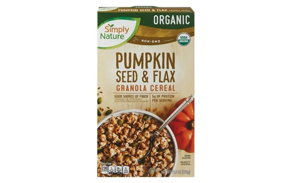 Organic Pumpkin Seed & Flax Granola Cereal 11.5 Oz- Pack Of 3