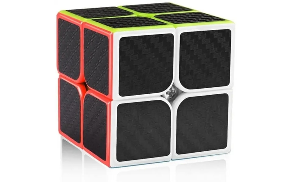 Original Speed Cube 2x2x2 Fast Magic Cube For Kids Smooth Carbon Fiber Cubes Puzzle Toys