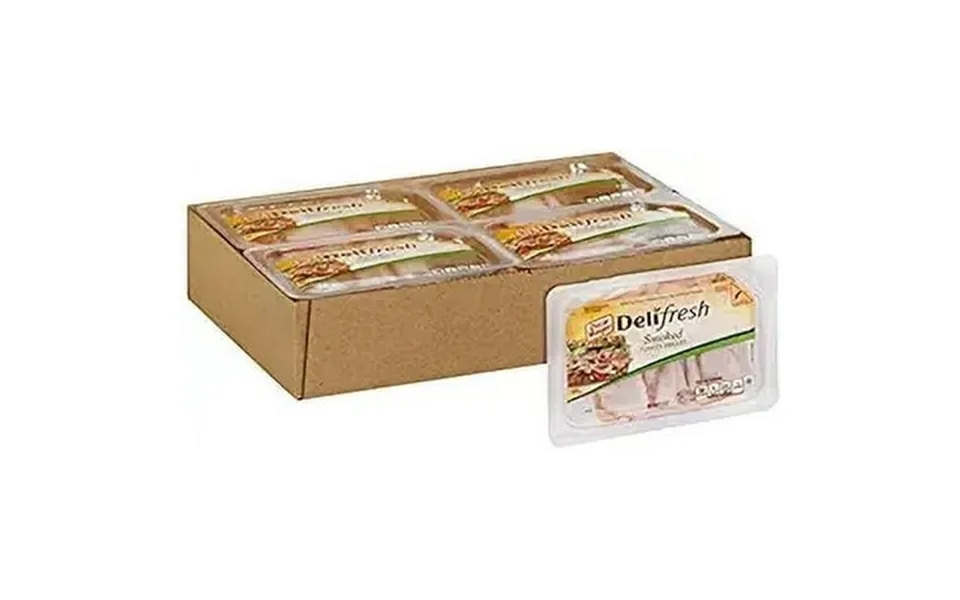 Oscar Mayer Deli Fresh Shaved Smoked Turkey Breast 9 Ounce Pack Of 8
