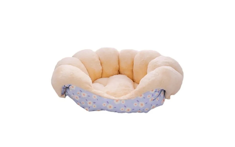 Oshhnii Cat Pet Bed Comfortable Cave Nest Puppy Houses For Small Dogs Blue