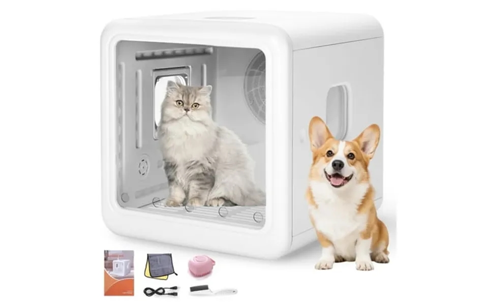 Osoeri 70l Pet Dryer Box 10 Air Outlets 360 Automatic Cat Dryer Box Intelligent Temperature Control & 4 Modes