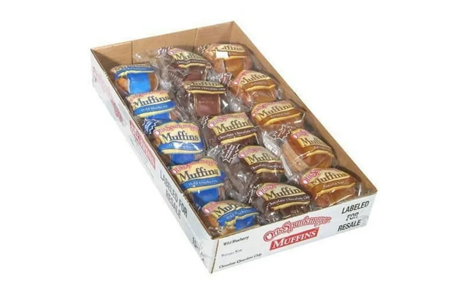 Otis Spunkmeyer Muffins 10 Blueberry 10 Banana Nut 10 Chocolate Chip 4 Oz Pack Of 30 -set Of 2