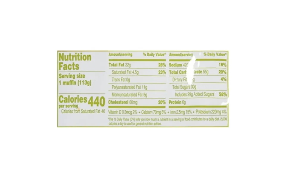 Otis Spunkmeyer Otis Spunkmeyer Muffin 4 Oz