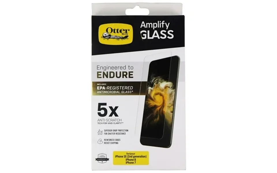 Otterbox Amplify Glass Tempered Glass For Iphone Se 2nd Gen 8 7 - Clear
