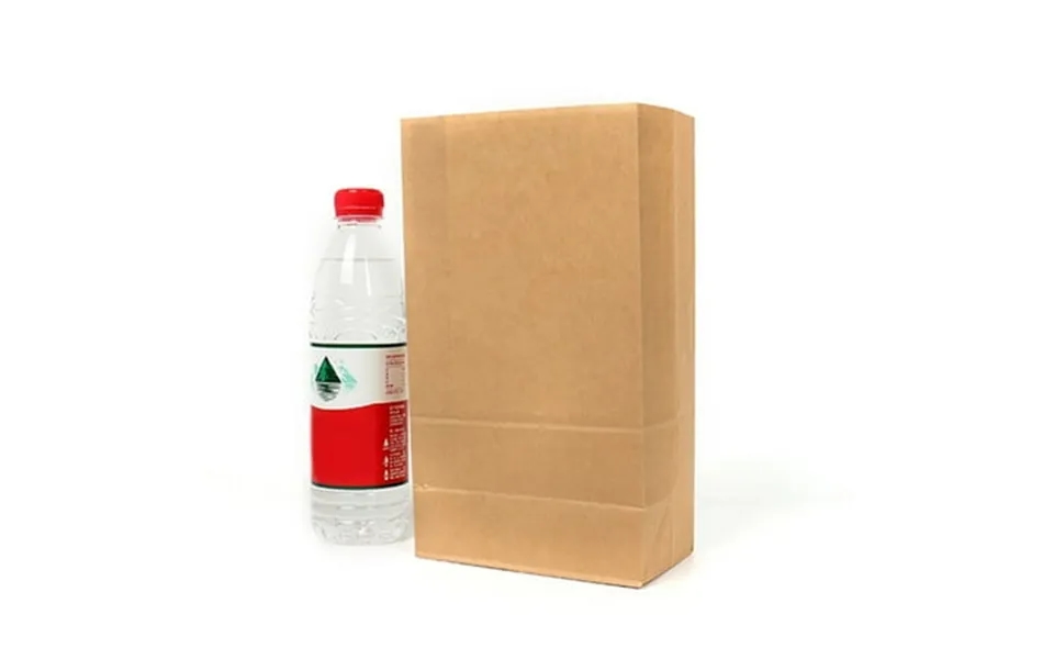 Ounona 50 Pcs Kraft Paper Food Bags Baked Bread Standard