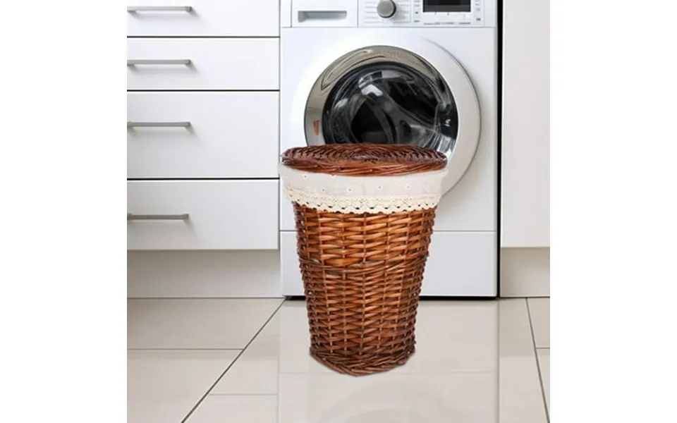 Ounona Dirty Clothes Storage Basket Multi-functional Sundries Organizer Bathroom Organizer Woven Laundry Hamper Dirty Cl