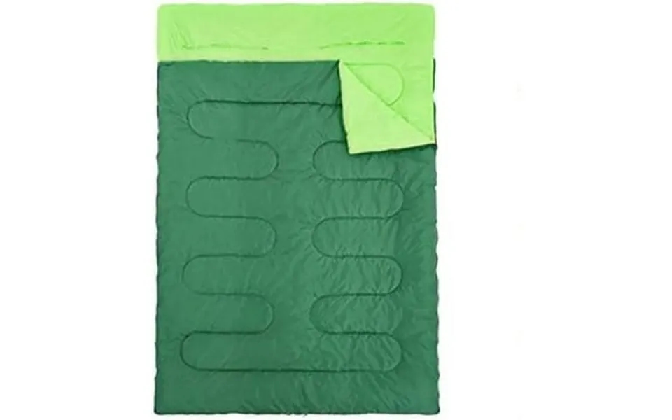 Outdoor Double Sleeping Bag Splicable Envelope Spring And Autumn Camping Hiking Portable Cotton Sleeping Bags 2