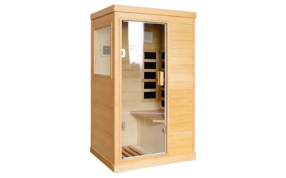 Outexer 800w Far Infrared Sauna With Carbon Heaters Canadian Hemlock Wood Indoor Use
