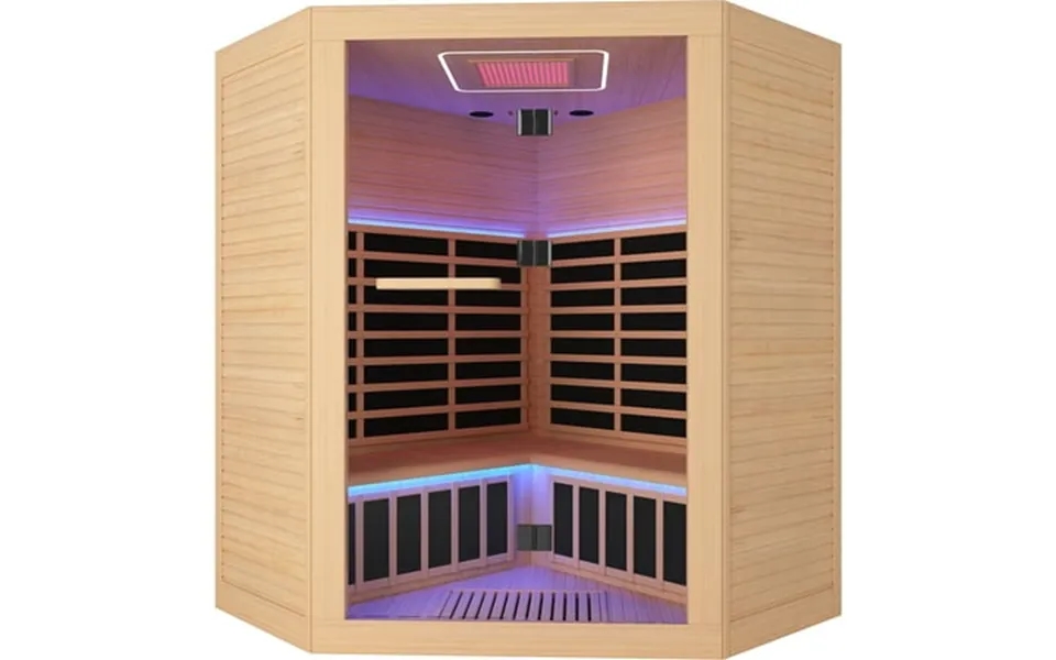 Outexer Traditional Steam Sauna 4-6 Person Luxurious Indoor Sauna With 2405w Stove Heater Canadian Hemlock Sauna Room Wi