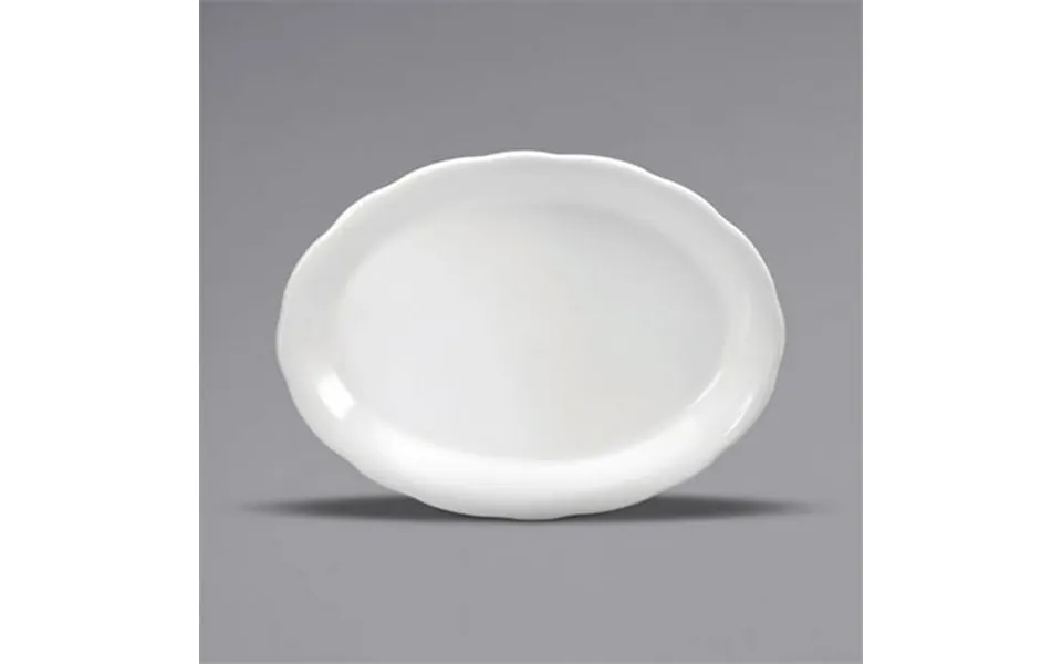 Oval Caprice Platter Cream & White