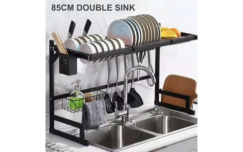 Over The Sink Dish Drying Rack -2 Tier Stainless Steel Large Kitchen Rack Dish Drainers For Home Kitchen Counter Storage