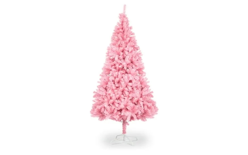 Overpatio 6ft Pink Full Christmas Tree With 1600 Branch Tips Artificial Christmas Tree Pink
