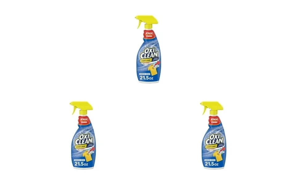 Oxiclean Laundry & Home Stain Remover Spray 3 X 21.5 Fl Oz 3 Pack Bottles