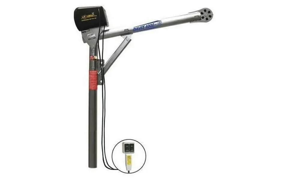 Oz Lifting Products Davit Crane 1000 Lb 27.5in To 42in Reach Oz1000dav-acw