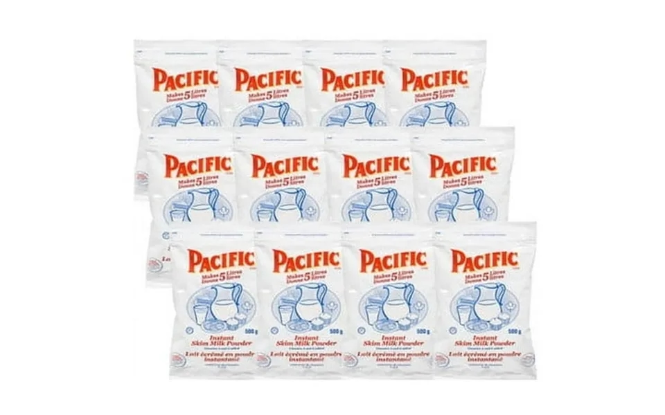 Pacific Instant Canadian Skim Milk Powder 500g 1.1lbs 12 Case