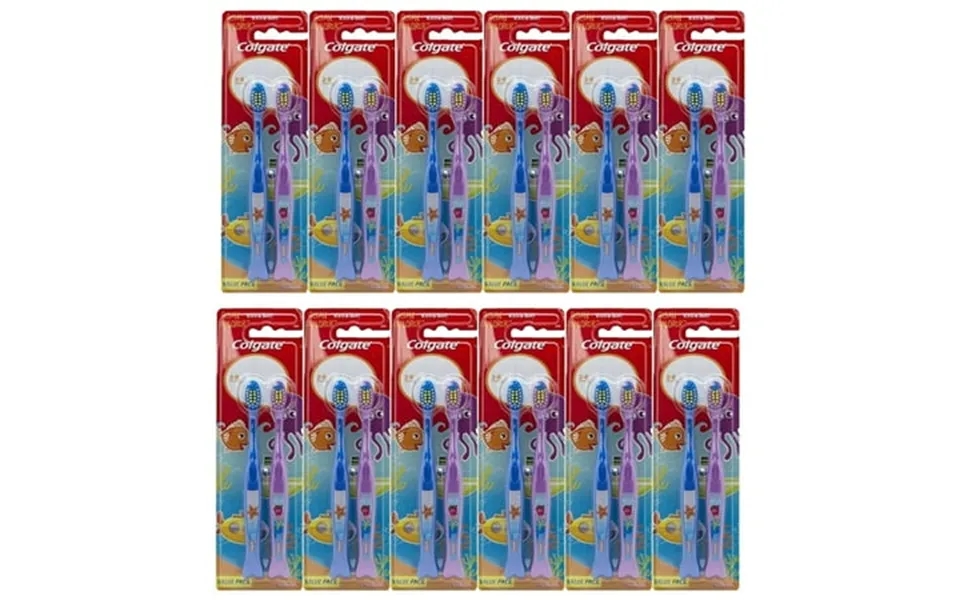 Pack Of 12 Colgate Ocean Explorer Extra Soft Kids Toothbrush 2 Count