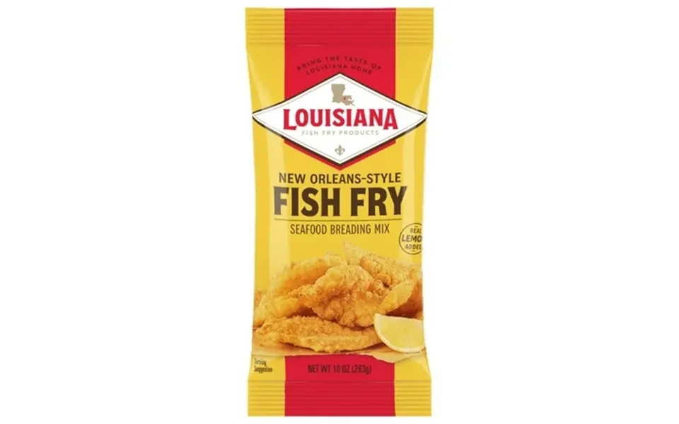 Pack Of 12 Louisiana Fish Fry Products New Orleans Style Lemon Fish Fry 10 Oz