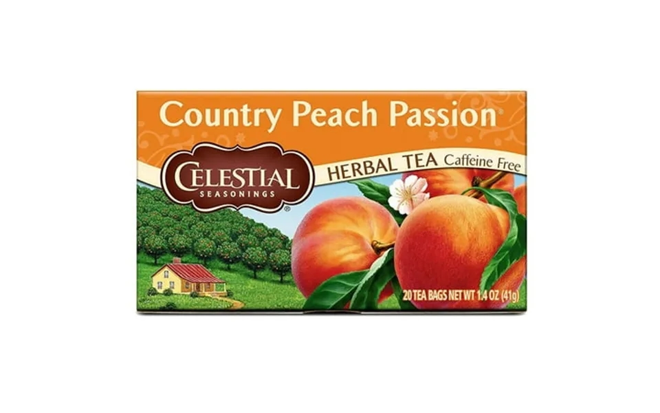 Pack Of 2 - Celestial Seasonings Herbal Tea Country Peach Passion 20 Count Pack Of 3
