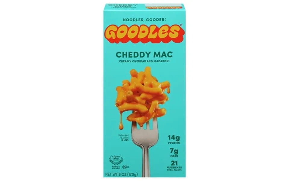 Pack Of 2 Goodles 14g Protein Creamy Cheddar Cheddy Mac - 6 Oz Packaging May Vary