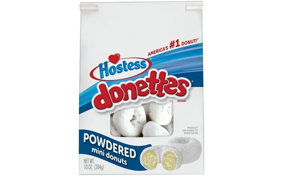 Pack Of 2 - Hostess Donettes Powdered Bagged 10 Ounce Packaging May Vary