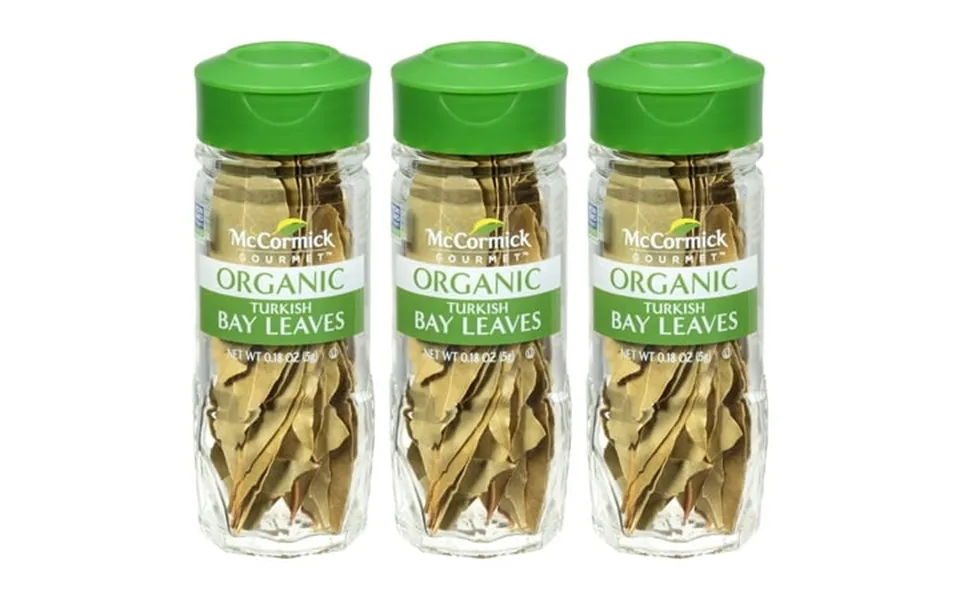 Pack Of 2 - Mccormick Gourmet Organic Turkish Bay Leaves 0.18 Oz Pack Of 3