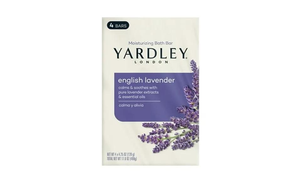 Pack Of 2 Pack Of 4 Yardley London Moisturizing Bath Bar English Lavender 4
