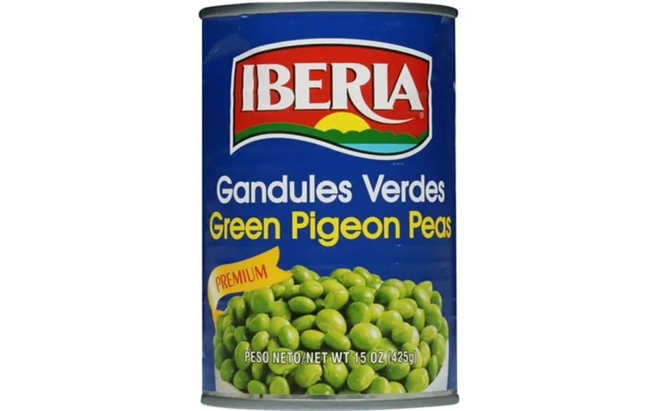 Pack Of 24 Iberia Premium Green Pigeon Peas 15 Oz