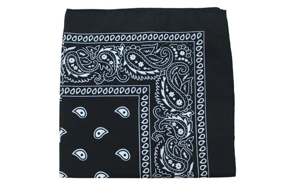 Pack Of 240 Mechaly Paisley Cotton Bandanas - Bulk Wholesale Black