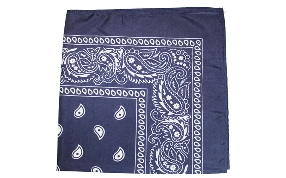 Pack Of 240 Mechaly Paisley Cotton Bandanas - Bulk Wholesale Navy Blue