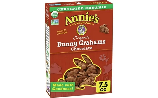 Pack Of 3 Annie S Homegrown Bunny Grahams Chocolate 7.5 Oz product image