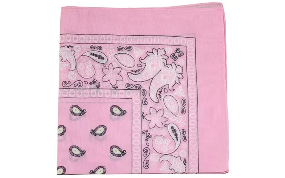 Pack Of 36 Daily Basic 100% Cotton 22 X 22 Paisley Printed Bandana Pink