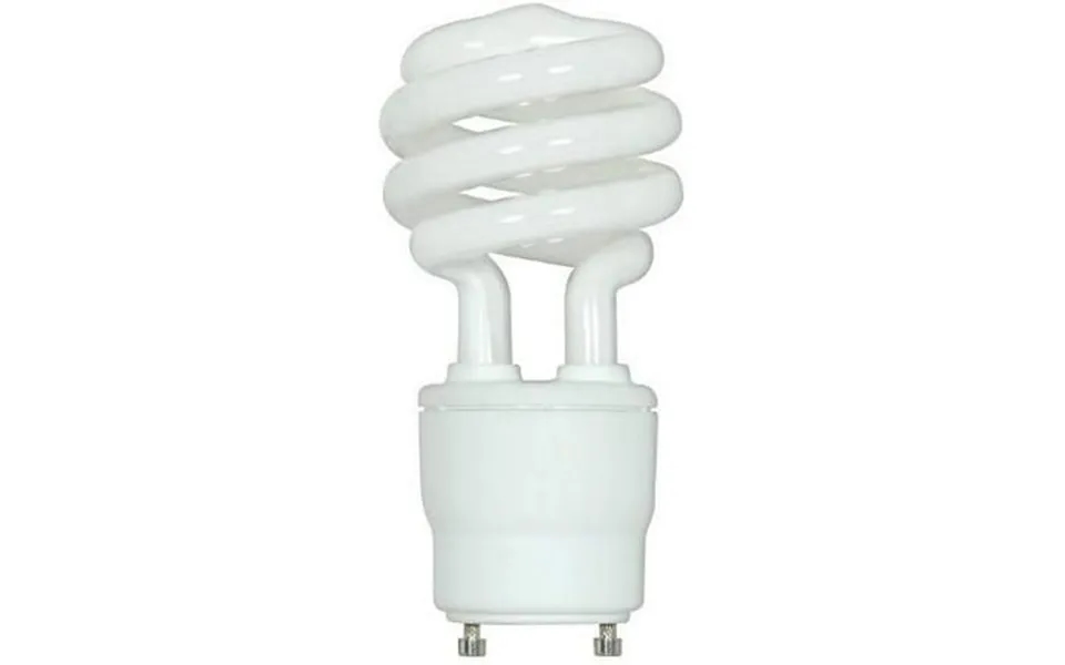 Pack Of 48 Satco S8204 15 Watt 60 Watt 950 Lumens Mini Spiral Cfl Warm White 2700k Gu24 Base Compact Fluorescent Light B