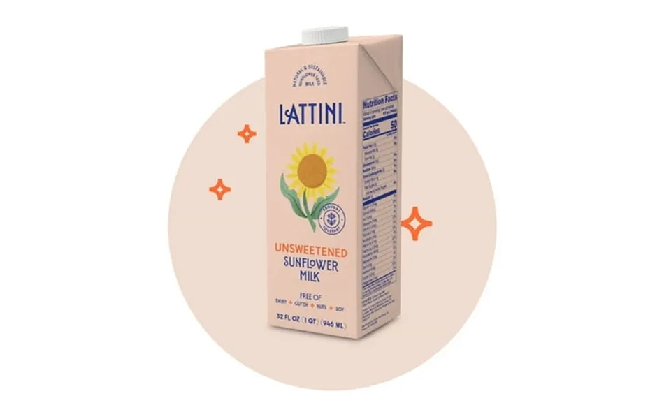 Pack Of 6 Lattini Unsweetened Sunflower Milk 32 Fl Ozni