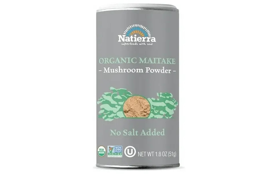 Pack Of 6 Natierra Organic Maitake Mushroom Powder 1.8 Oz