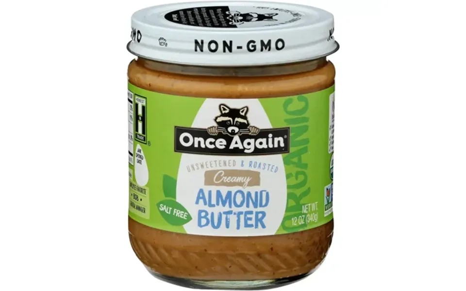Pack Of 6 Once Again Organic Creamy Almond Butter 12 Oz