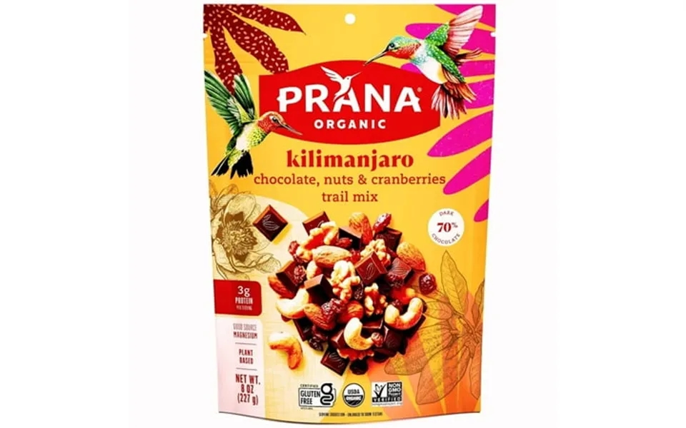 Pack Of 6 Prana Organic Kilimanjaro Trail Mix 8oz