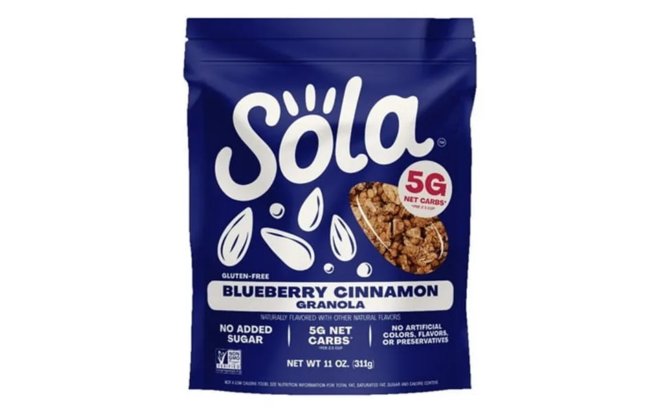 Pack Of 6 Sola Blueberry Cinnamon Granola 11 Oz