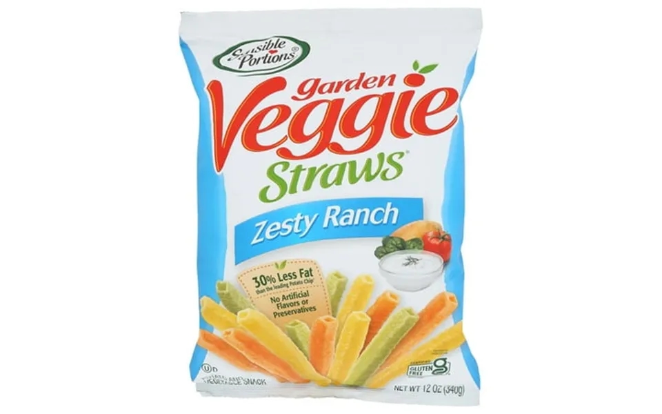 Pack Of 8 Sensible Portions Zesty Ranch Veggie Straws 12 Oz