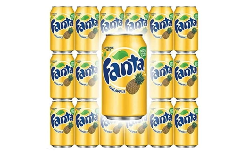 Pack Of Fanta Pineapple Soda - Refreshing & Authentic Taste